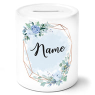 Dein Wunschname blaue Blumen