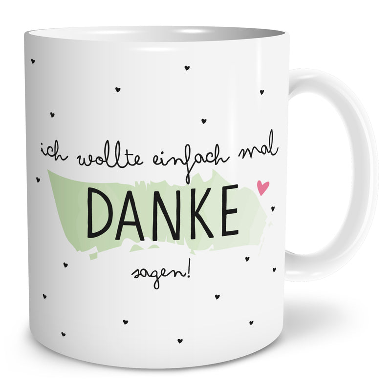 Tasse "Danke sagen" unpersonalisiert