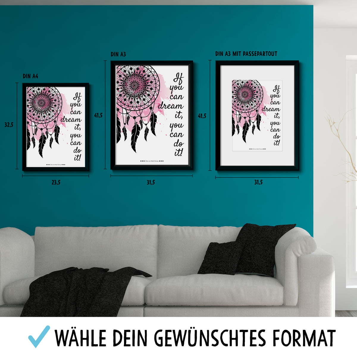 Auf diesem Bild ist folgendes zu sehen: Bild DU & ICH LIEBE  als Geschenke Geschenkideen zu Geburtstag Jahrestag Hochzeitstag Weihnachten von manufacturer