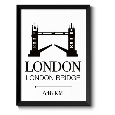 Auf diesem Bild ist folgendes zu sehen: Bild London Tower Bridge als Geschenke Geschenkideen zu Geburtstag Reise  Weihnachten von OWLBOOK