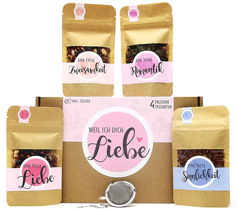 Tee Geschenkset "Weil ich Dich Liebe"