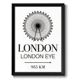 Auf diesem Bild ist folgendes zu sehen: Bild London Eye als Geschenke Geschenkideen zu Geburtstag Reise  Weihnachten von OWLBOOK