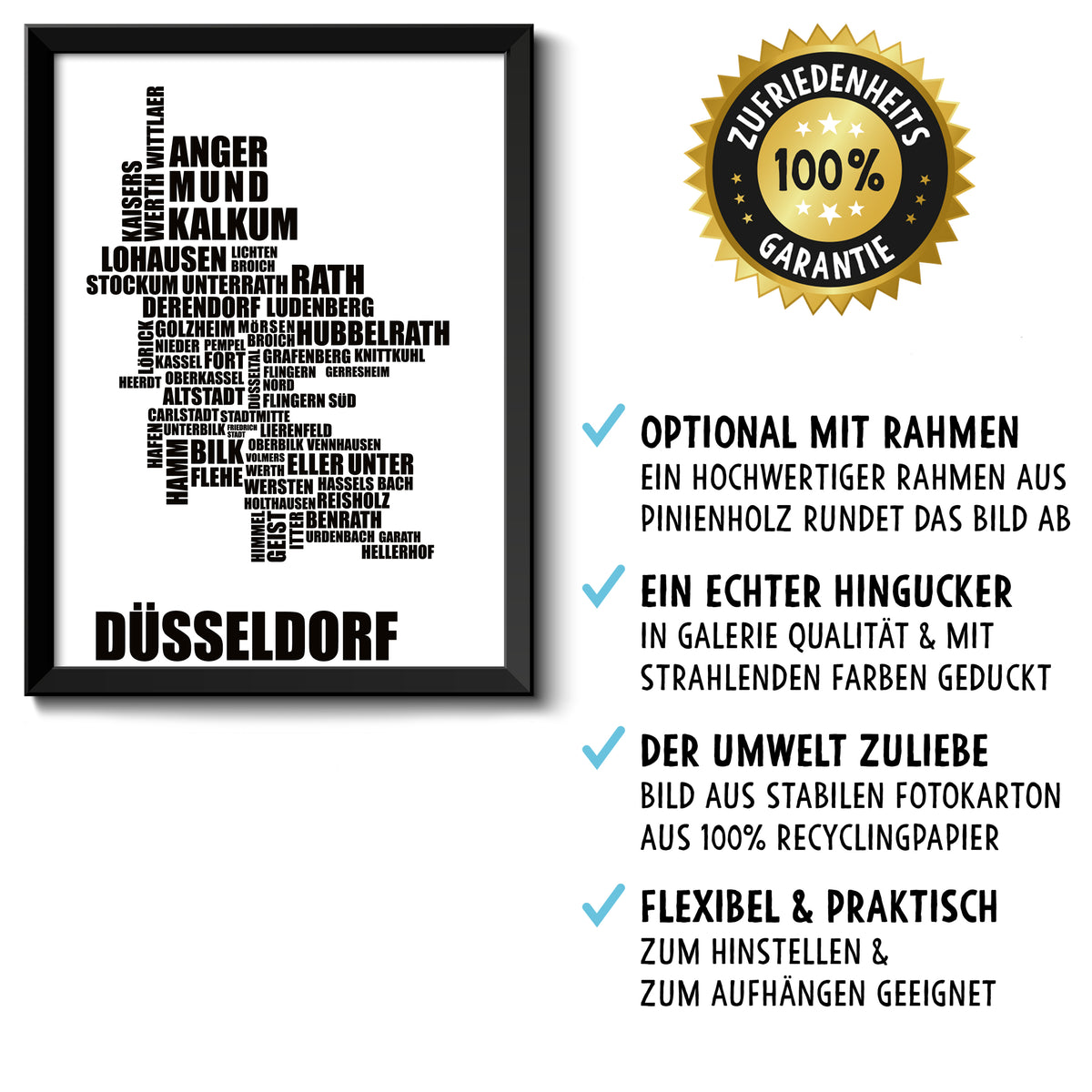 Auf diesem Bild ist folgendes zu sehen: Bild DU & ICH LIEBE  als Geschenke Geschenkideen zu Geburtstag Jahrestag Hochzeitstag Weihnachten von manufacturer