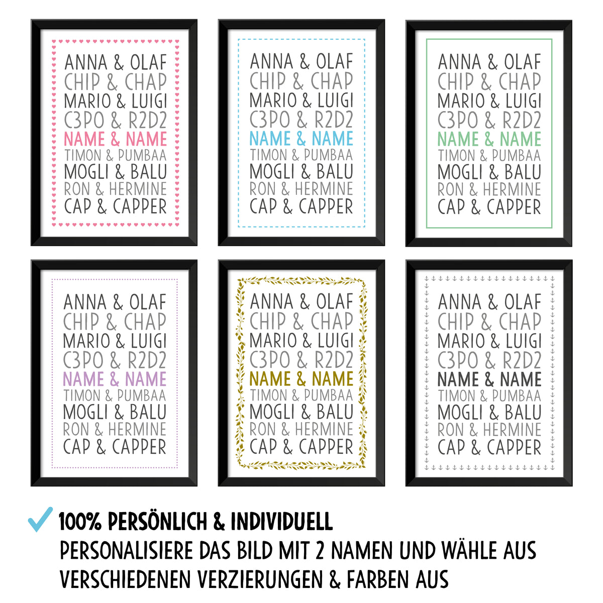 Auf diesem Bild ist folgendes zu sehen: Bild Namensbild Eichhörnchen Boho als Geschenke Geschenkideen zu Taufe    von OWLBOOK