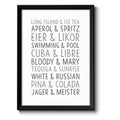 Auf diesem Bild ist folgendes zu sehen: Bild Lieblingdrinks & Cocktails als Geschenke Geschenkideen zu Geburtstag Einweihung   von OWLBOOK