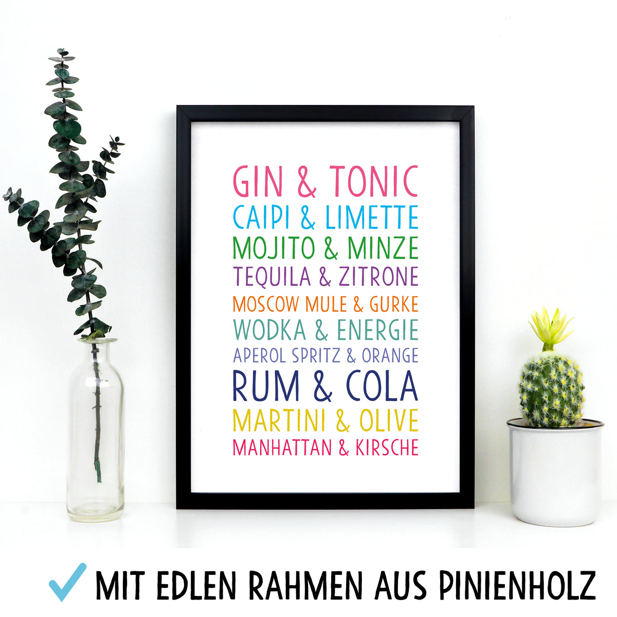 Auf diesem Bild ist folgendes zu sehen: Bild Namensbild Eichhörnchen Boho als Geschenke Geschenkideen zu Taufe    von OWLBOOK