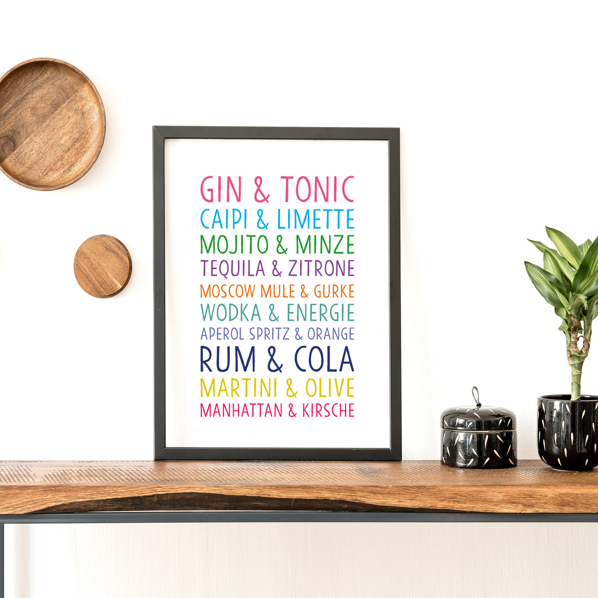 Auf diesem Bild ist folgendes zu sehen: Bild Namensbild Eichhörnchen Boho als Geschenke Geschenkideen zu Taufe    von OWLBOOK