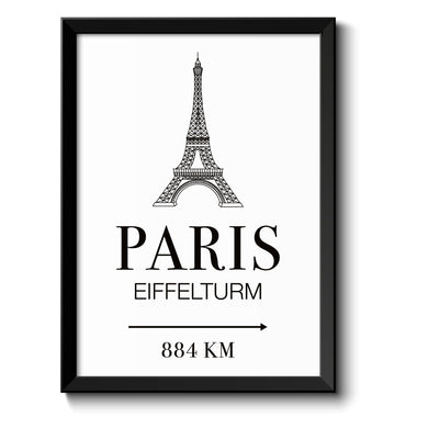 Auf diesem Bild ist folgendes zu sehen: Bild Paris Eiffelturm als Geschenke Geschenkideen zu Geburtstag Reise  Weihnachten von OWLBOOK