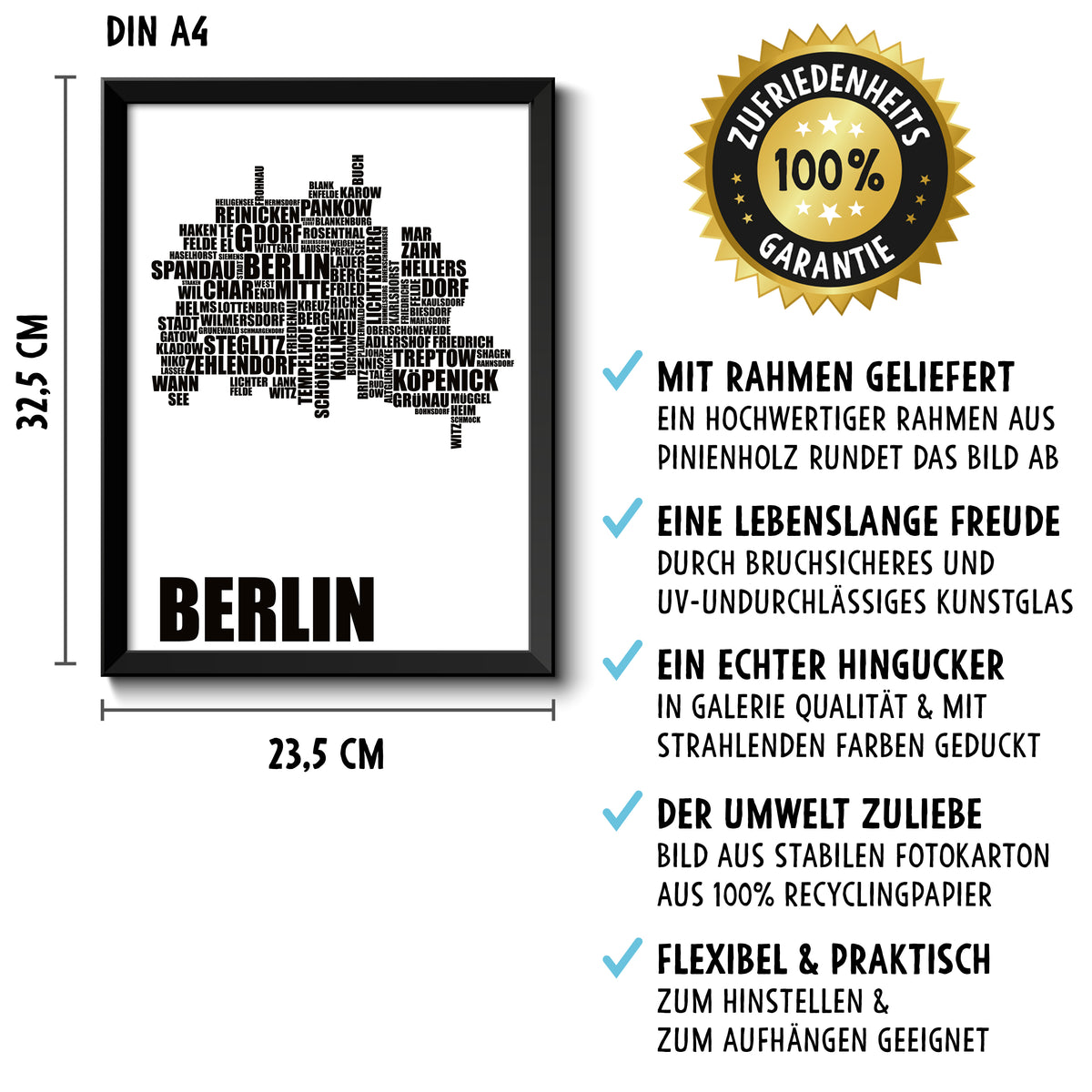 Auf diesem Bild ist folgendes zu sehen: Bild DU & ICH LIEBE  als Geschenke Geschenkideen zu Geburtstag Jahrestag Hochzeitstag Weihnachten von manufacturer