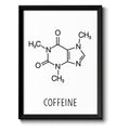 Auf diesem Bild ist folgendes zu sehen: Bild Coffein Molekül als Geschenke Geschenkideen zu Geburtstag Einrichtung  Weihnachten von OWLBOOK