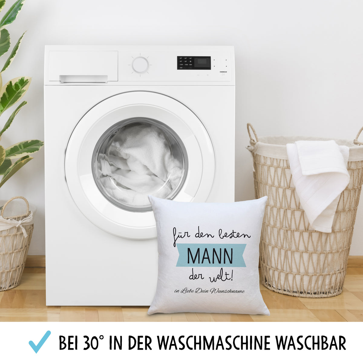 Auf diesem Bild ist folgendes zu sehen: Kissen Beste Trauzeugin als Geschenke Geschenkideen zu Geburtstag zur Hochzeit & Verlobung Danksagung Weihnachten von OWLBOOK