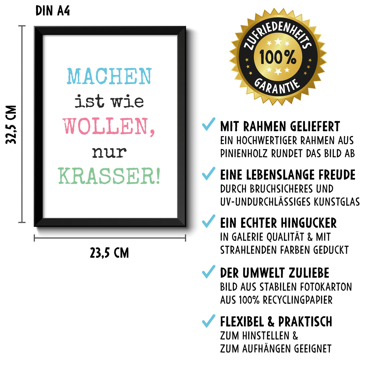 Auf diesem Bild ist folgendes zu sehen: Bild DU & ICH LIEBE  als Geschenke Geschenkideen zu Geburtstag Jahrestag Hochzeitstag Weihnachten von manufacturer