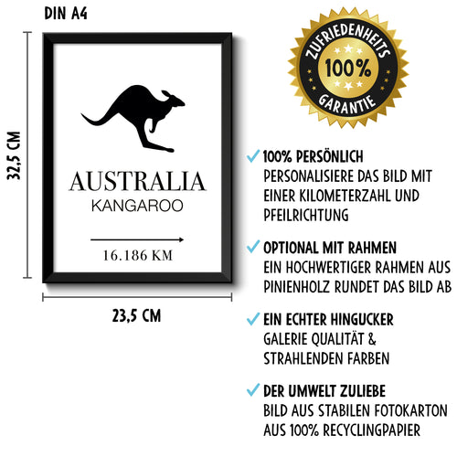 Auf diesem Bild ist folgendes zu sehen: Bild DU & ICH LIEBE  als Geschenke Geschenkideen zu Geburtstag Jahrestag Hochzeitstag Weihnachten von manufacturer