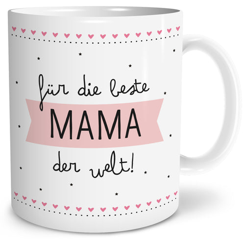 Auf diesem Bild ist folgendes zu sehen: Tasse Beste Mama als Geschenke Geschenkideen zu Geburtstag   Muttertag von OWLBOOK