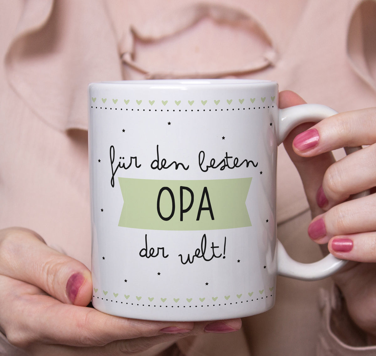 Auf diesem Bild ist folgendes zu sehen: Tasse Bester Opa als Geschenke Geschenkideen zu Geburtstag Danksagung   von OWLBOOK