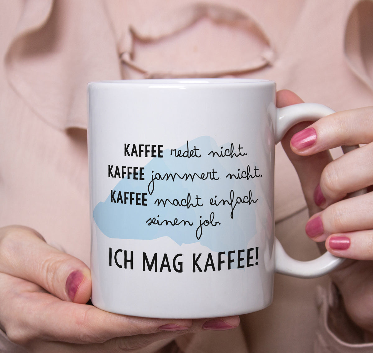Auf diesem Bild ist folgendes zu sehen: Tasse Ich mag Kaffee als Geschenke Geschenkideen zu Geburtstag Originelles   von OWLBOOK