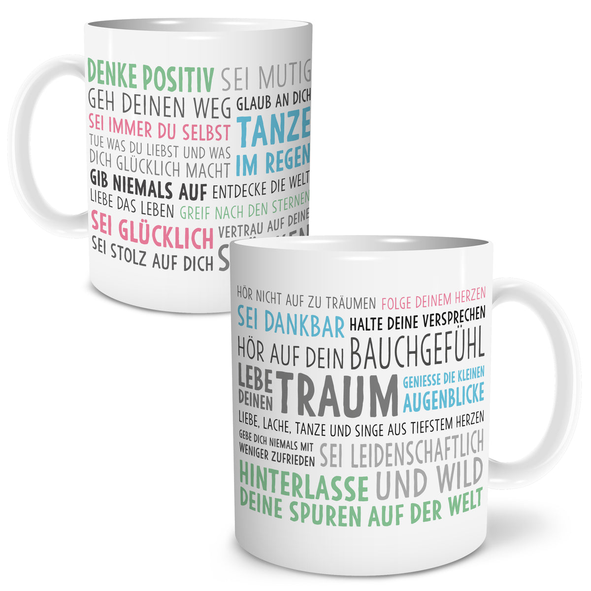 Auf diesem Bild ist folgendes zu sehen: Tasse Lebe deinen Traum als Geschenke Geschenkideen zu Geburtstag Konfirmation   von OWLBOOK