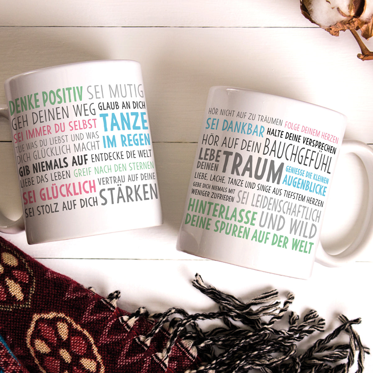 Auf diesem Bild ist folgendes zu sehen: Tasse Lebe deinen Traum als Geschenke Geschenkideen zu Geburtstag Konfirmation   von OWLBOOK