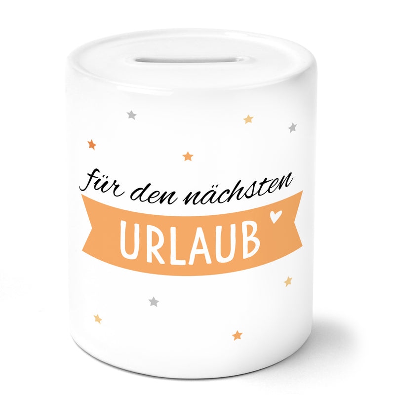 Auf diesem Bild ist folgendes zu sehen: Spardose Urlaubskasse als Geschenke Geschenkideen zu Geburtstag Reise Hochzeit Weihnachten von OWLBOOK