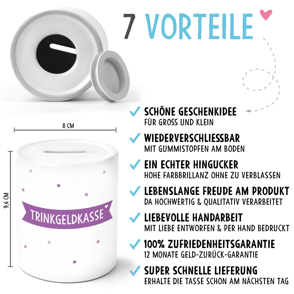 Auf diesem Bild ist folgendes zu sehen: Spardose MR & MRS Wappen mit Datum personalisiert als Geldgeschenke Geschenkideen zu Hochzeit Geburtstag Hochzeitstag Jahrestag von OWLBOOK