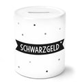 Auf diesem Bild ist folgendes zu sehen: Spardose Schwarzgeld Kasse als Deko Idee zu Einweihung   Weihnachten von OWLBOOK