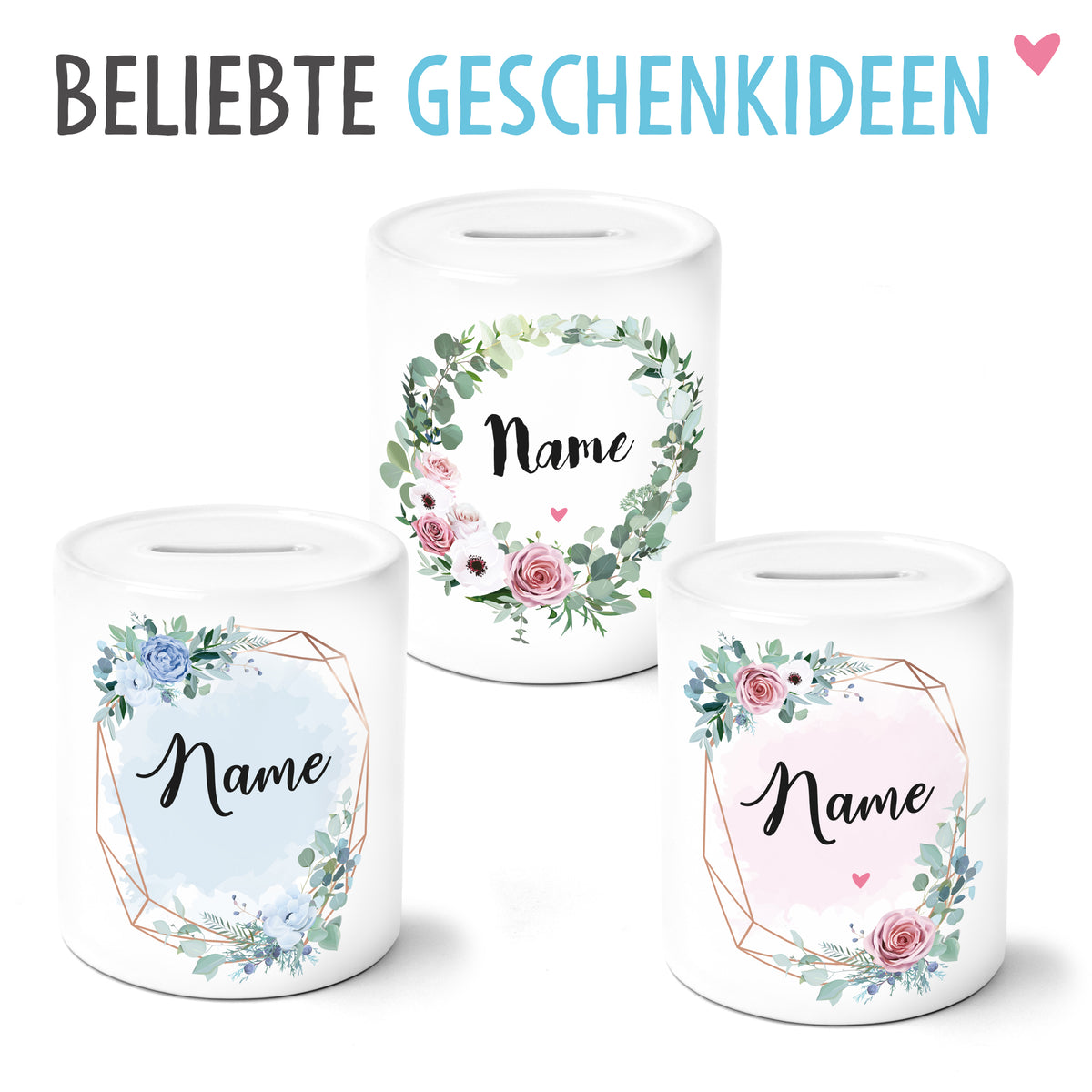 Auf diesem Bild ist folgendes zu sehen: Spardose MR & MRS Wappen mit Datum personalisiert als Geldgeschenke Geschenkideen zu Hochzeit Geburtstag Hochzeitstag Jahrestag von OWLBOOK