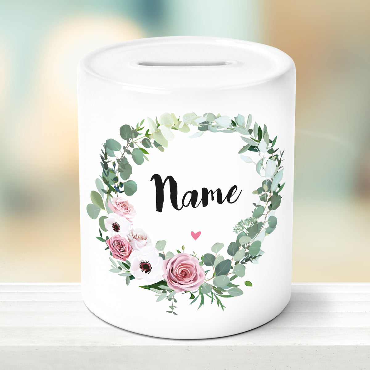 Auf diesem Bild ist folgendes zu sehen: Spardose MR & MRS Wappen mit Datum personalisiert als Geldgeschenke Geschenkideen zu Hochzeit Geburtstag Hochzeitstag Jahrestag von OWLBOOK