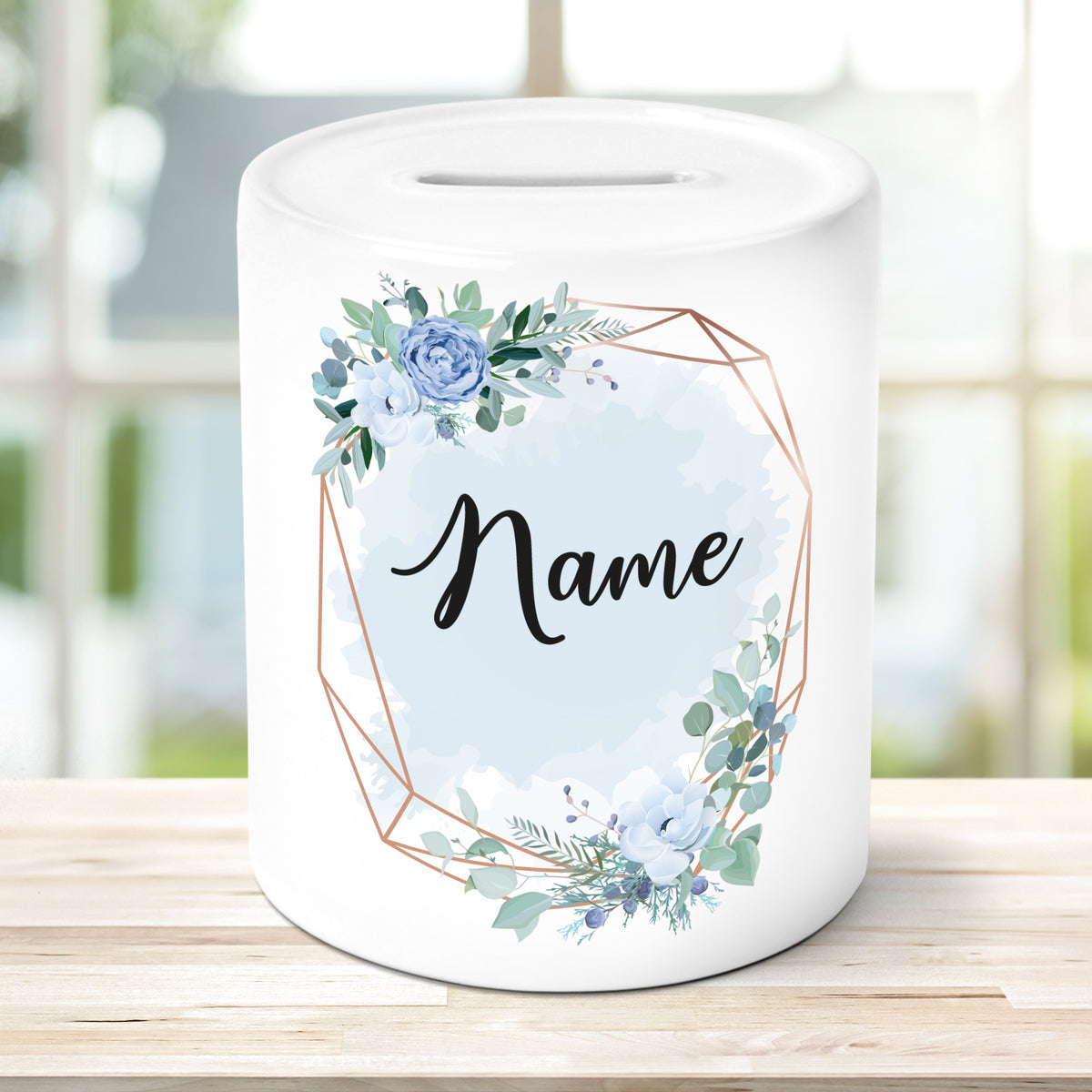 Auf diesem Bild ist folgendes zu sehen: Spardose MR & MRS Wappen mit Datum personalisiert als Geldgeschenke Geschenkideen zu Hochzeit Geburtstag Hochzeitstag Jahrestag von OWLBOOK