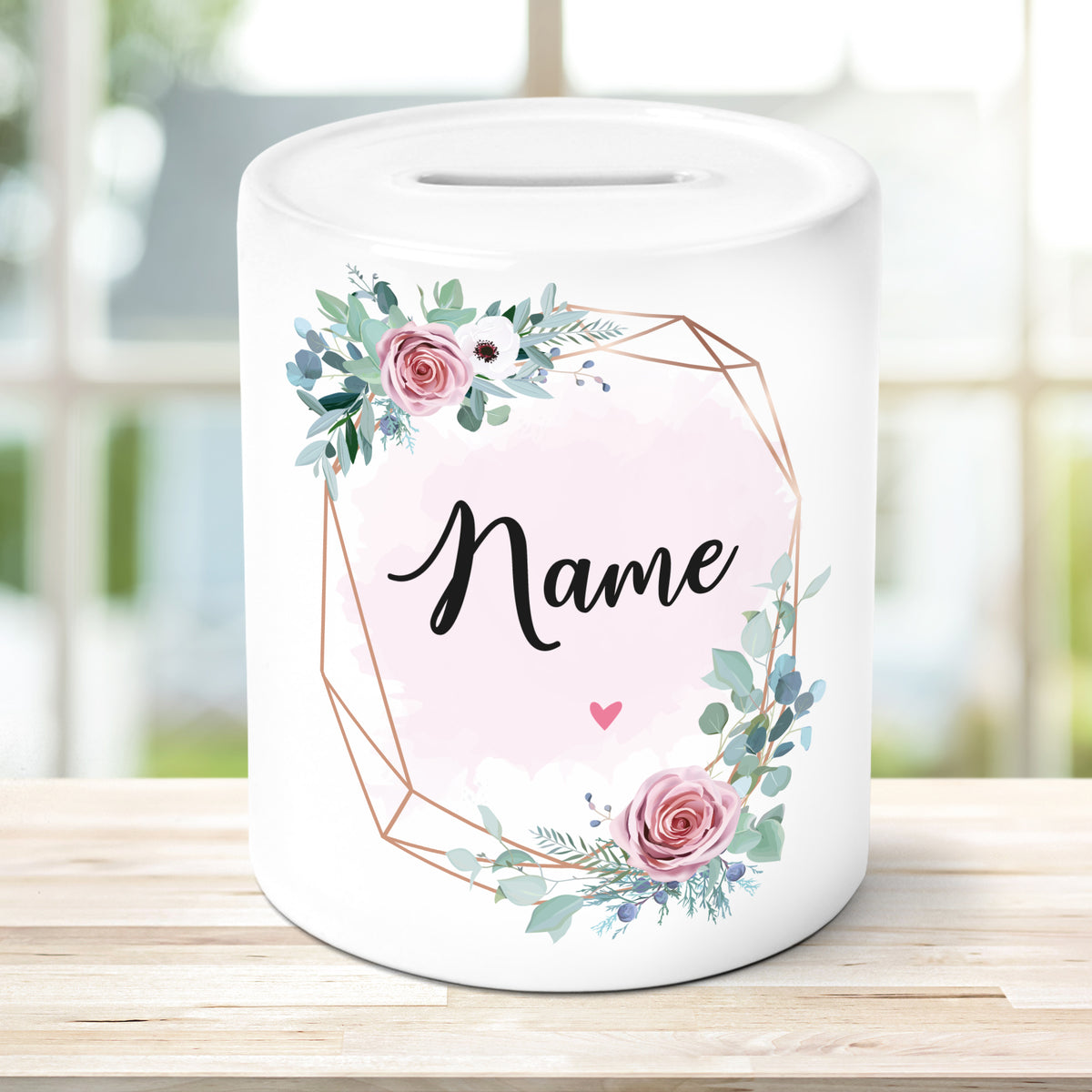 Auf diesem Bild ist folgendes zu sehen: Spardose MR & MRS Wappen mit Datum personalisiert als Geldgeschenke Geschenkideen zu Hochzeit Geburtstag Hochzeitstag Jahrestag von OWLBOOK