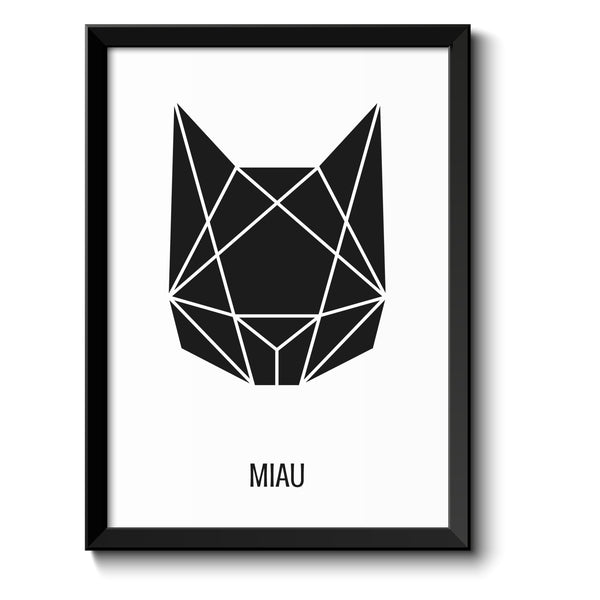 Abstrakte Katze