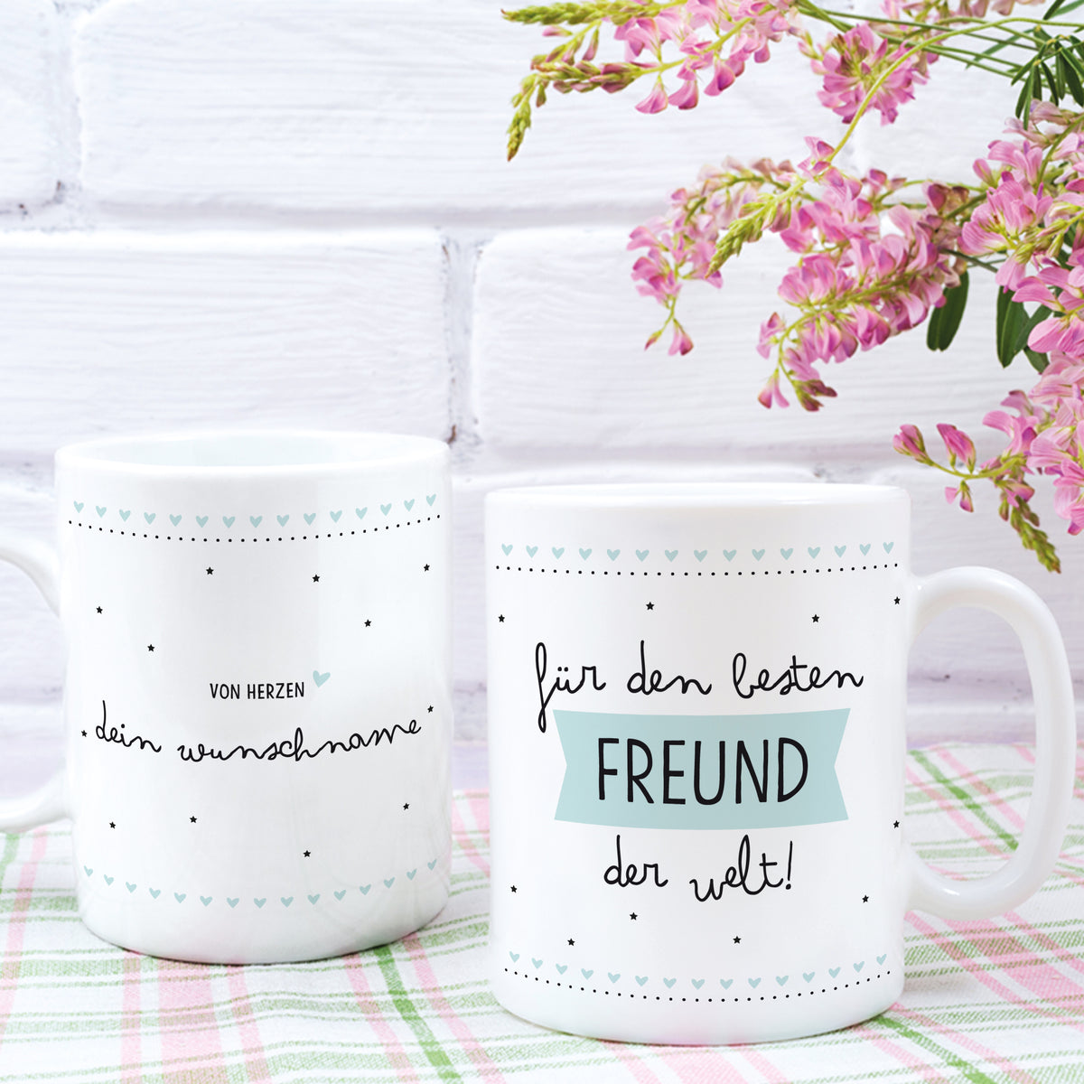 Auf diesem Bild ist folgendes zu sehen: Tasse Danke Sagen als Geschenke Geschenkideen zu Geburtstag Danksagung  Weihnachten von OWLBOOK