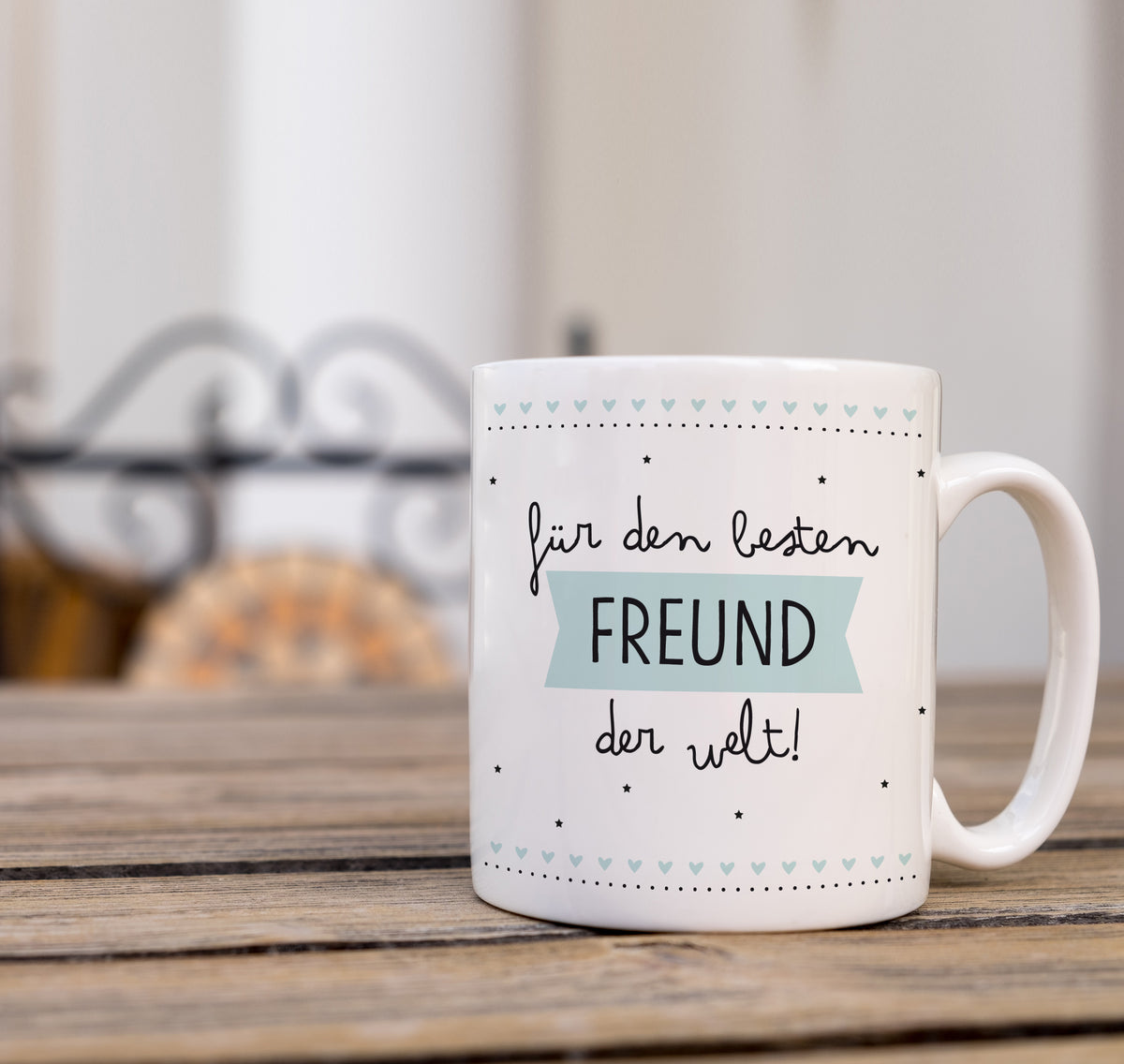 Auf diesem Bild ist folgendes zu sehen: Tasse Bester Freund als Geschenke Geschenkideen zu Geburtstag Hochzeit  Hochzeitstag von OWLBOOK