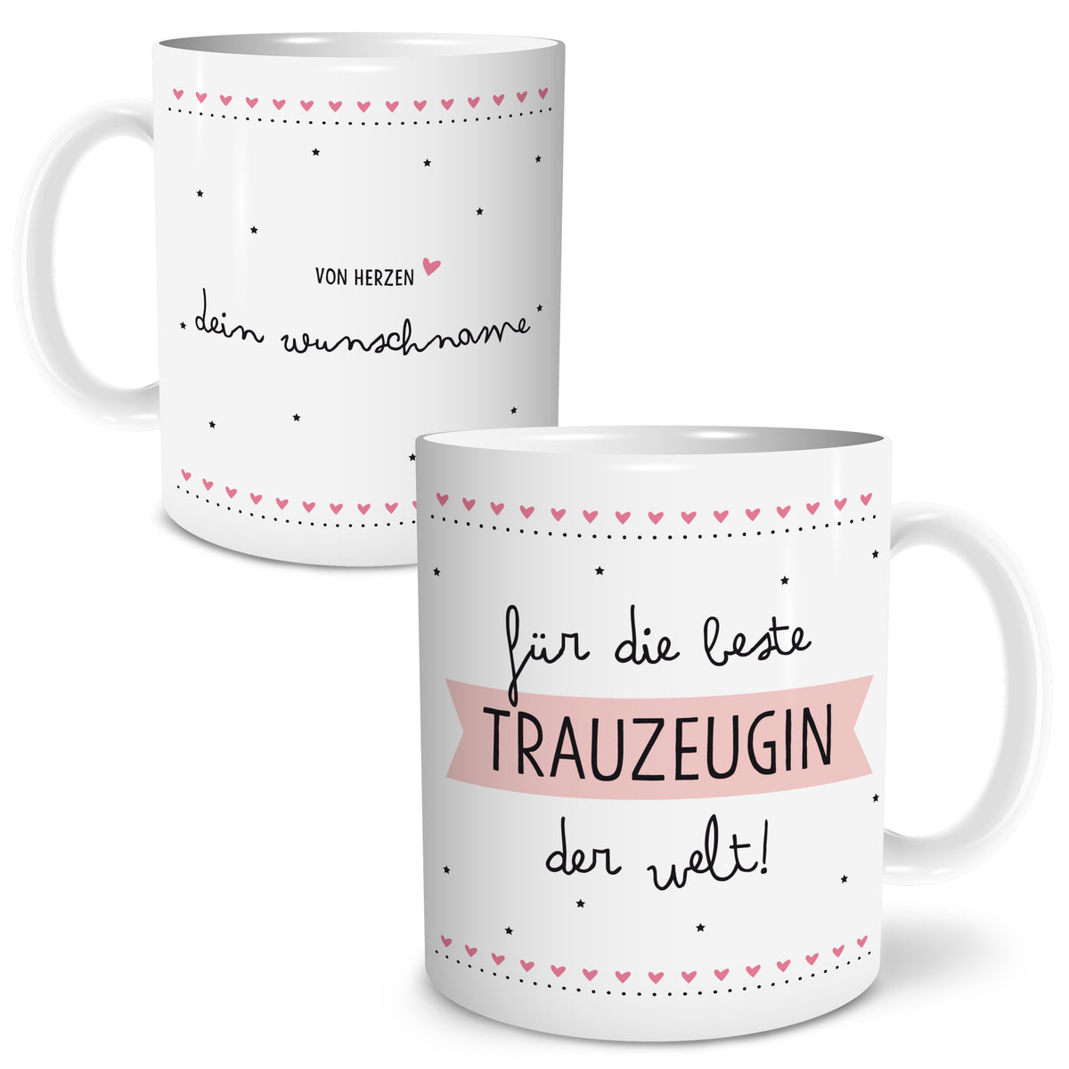 Auf diesem Bild ist folgendes zu sehen: Tasse Beste Trauzeugin als Geschenke Geschenkideen zu Danksagung   Weihnachten von OWLBOOK