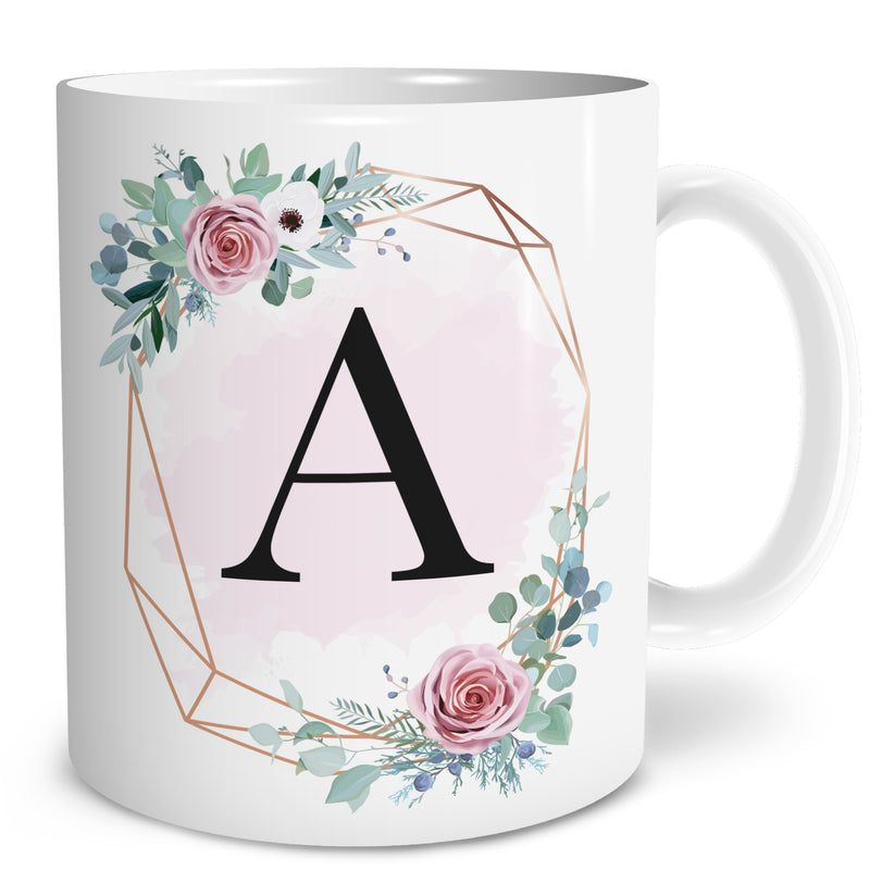 Auf diesem Bild ist folgendes zu sehen: Tasse Buchstaben als Geschenke Geschenkideen zu Geburtstag  Weihnachten  von OWLBOOK