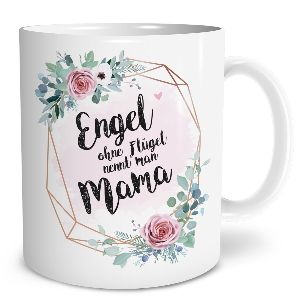 Auf diesem Bild ist folgendes zu sehen: Tasse Engel Mama als Geschenke Geschenkideen zu Geburtstag   Muttertag von OWLBOOK