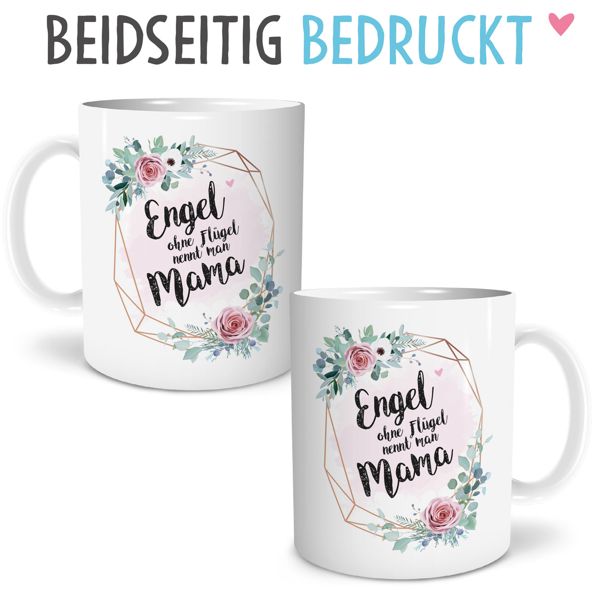 Auf diesem Bild ist folgendes zu sehen: Tasse Engel Mama als Geschenke Geschenkideen zu Geburtstag   Muttertag von OWLBOOK