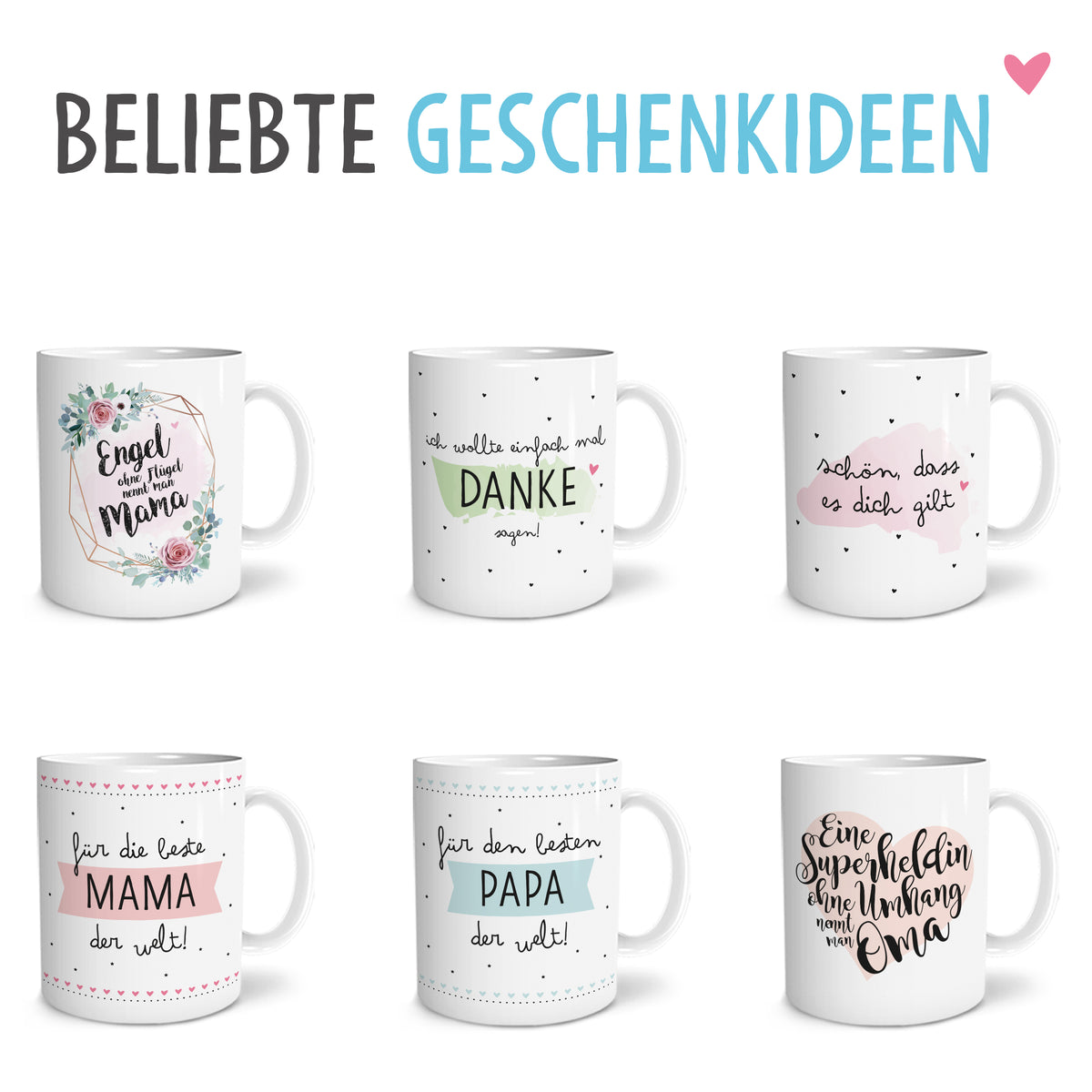 Auf diesem Bild ist folgendes zu sehen: Tasse Engel Mama als Geschenke Geschenkideen zu Geburtstag   Muttertag von OWLBOOK