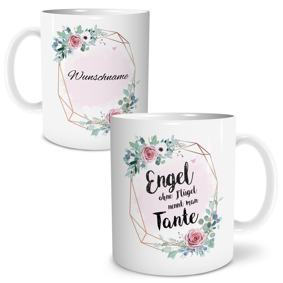 Auf diesem Bild ist folgendes zu sehen: Tasse Engel Tante als Geschenke Geschenkideen zu Geburtstag  Weihnachten  von OWLBOOK
