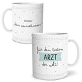 Auf diesem Bild ist folgendes zu sehen: Tasse Bester Arzt als Geschenke Geschenkideen zu Danksagung Abschied  Weihnachten von OWLBOOK
