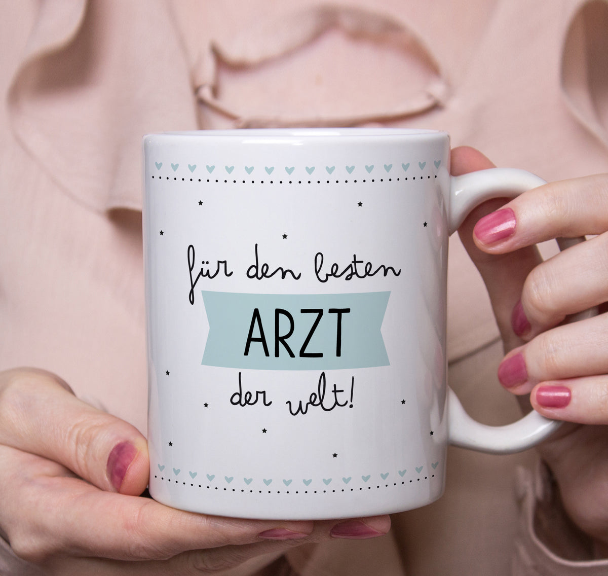 Auf diesem Bild ist folgendes zu sehen: Tasse Bester Arzt als Geschenke Geschenkideen zu Danksagung Abschied   von OWLBOOK
