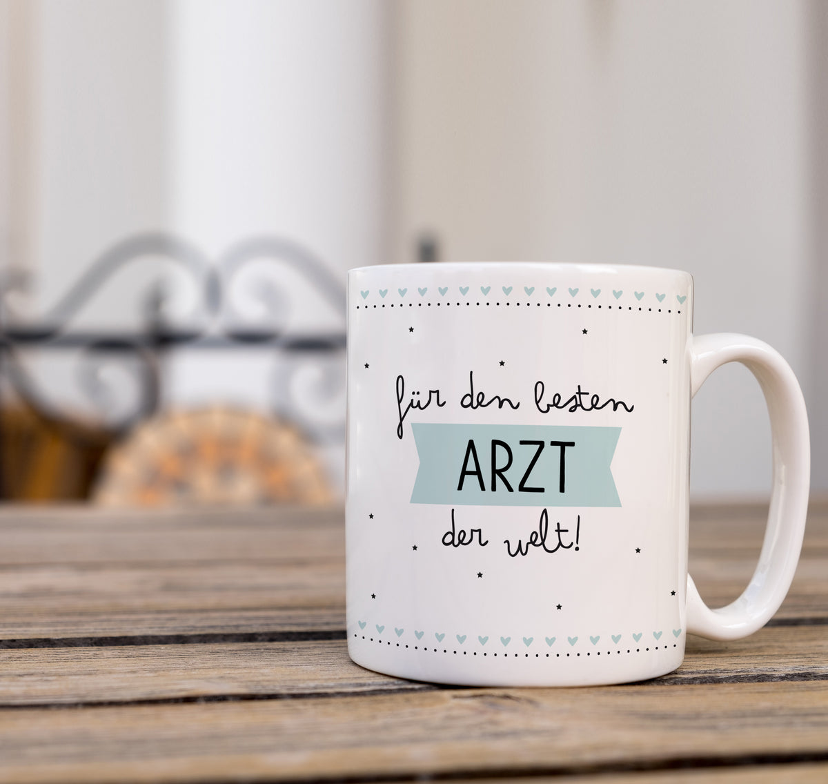 Auf diesem Bild ist folgendes zu sehen: Tasse Bester Arzt als Geschenke Geschenkideen zu Danksagung Abschied   von OWLBOOK