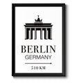Auf diesem Bild ist folgendes zu sehen: Bild Berlin Brandenburger Tor als Geschenke Geschenkideen zu Geburtstag Reise  Weihnachten von OWLBOOK