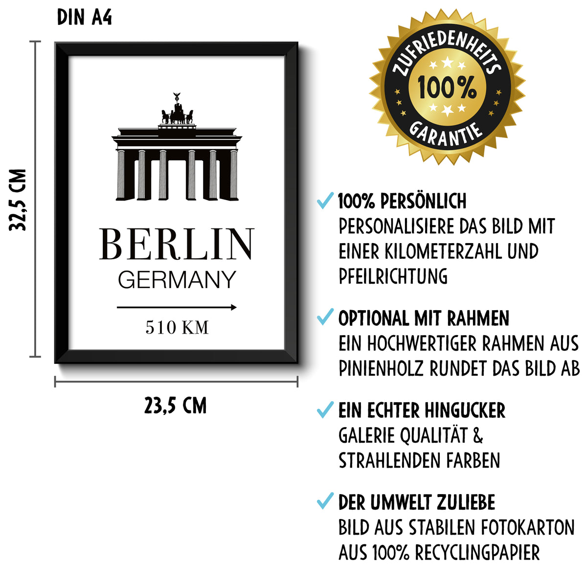Auf diesem Bild ist folgendes zu sehen: Bild DU & ICH LIEBE  als Geschenke Geschenkideen zu Geburtstag Jahrestag Hochzeitstag Weihnachten von manufacturer